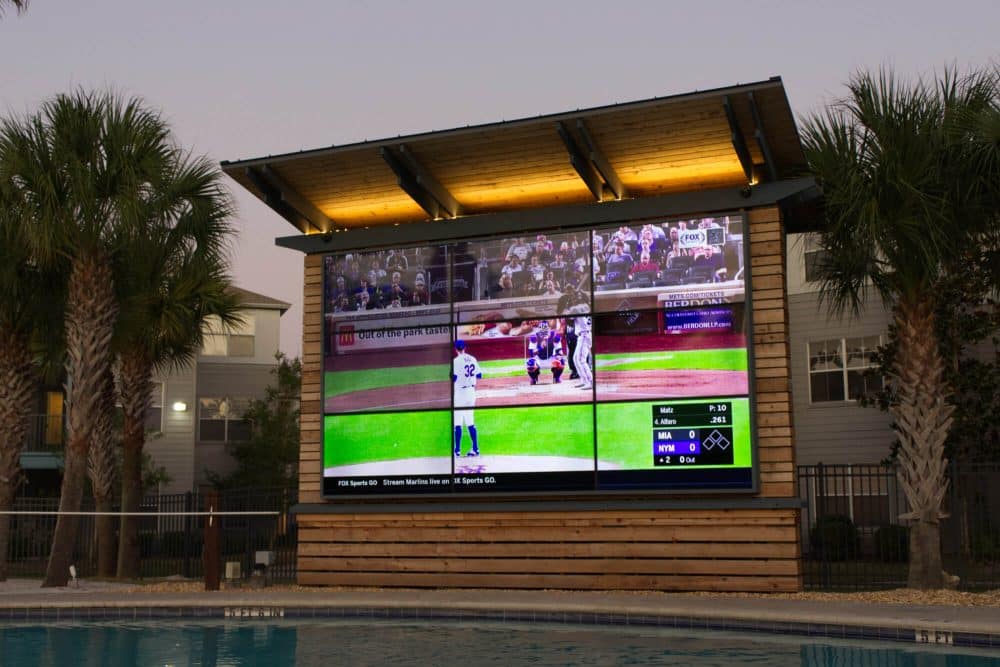 cabana beach gainesville off campus apartments naer university of florida gainesville fl 40 ft poolside tv wall